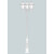 Stalp de iluminat ornamental pentru gradina echipat, 3.1ml, 3 brate, E27, 3x50W, 3000K, Fumagalli, Siloe, Nebo Ofir