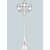 Stalp de iluminat ornamental pentru gradina echipat, 2ml, 3+1 brate, E27, 4x8.5W, CCT set, IP55, Fumagalli, Mary, Artu' Bisso