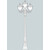 Stalp de iluminat ornamental pentru gradina echipat, 2.25ml, 3+1 brate, E27, Fumagalli, Golia, Gigi Bisso