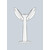 Stalp de iluminat modern pentru gradina echipat, 0.75ml, 2 brate, GX53, 2x11.3W, CCT set, IP66, Fumagalli, MiniGabri Remi, Maddi