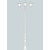 Stalp de iluminat ornamental pentru gradina echipat, 4.2ml, 2+1 brate, E27, 3x30W, CCT set, IP55, Fumagalli, Noemi, Horeb Adam