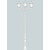 Stalp de iluminat ornamental pentru gradina echipat, 4.2ml, 3+1 brate, E27, 4x30W, CCT set, IP55, Fumagalli, Noemi, Horeb Adam