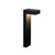 Stalp de iluminat ornamental pentru gradina echipat, negru, 0.55ml, LED, 9.7W, 3000K, senzor de prezenta, Norlys, Asker Bollard