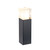 Stalp de iluminat ornamental pentru gradina echipat, grafit, 0.49ml, E27, Norlys, Arendal