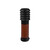 Stalp de iluminat ornamental pentru gradina echipat, negru, 0.49ml, LED, 8.5W, 4000K, dimabil, insertie lemn brun, Norlys, Alta