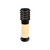 Stalp de iluminat ornamental pentru gradina echipat, negru, 0.49ml, LED, 8.5W, 3000K, dimabil, insertie lemn natural, Norlys, Alta