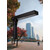 Corp de iluminat LED pentru stalp stradal, 3000K, 470x110x50mm, negru, 39.8W, IP65, Norlys