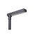 Corp de iluminat LED pentru stalp stradal, 3000K, 470x110x50mm, grafit, 39.8W, IP65, Norlys