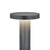 Stalp de iluminat ornamental pentru gradina echipat, grafit, 0.55ml, LED, 17.6W, 3000K, DALI2/NightDim, Norlys, Borg