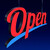 Caseta luminoasa LED suspendata, OPEN, 508mm, rosu/albastru, abcMIX, CS1249