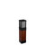 Stalp de iluminat ornamental pentru gradina echipat, grafit, 0.49ml, E27, Norlys, Halmstad