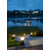 Stalp de iluminat ornamental pentru gradina echipat, negru, 0.49ml, LED, 5.9W, 2700K, dimabil, Norlys, Halmstad