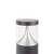 Stalp de iluminat ornamental pentru gradina echipat, grafit, 0.85ml, LED, 9.6W, 4000K, DALI, Norlys, Egersund Mini