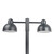 Corp de iluminat LED pentru stalp stradal, 4000K, 245mm, grafit, 35W, IP65, Norlys