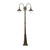 Stalp de iluminat ornamental pentru gradina echipat , negru, 2.16ml, E27, 4000K, 2x52W, IP43, Cima, Ideal Lux