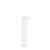 Stalp de iluminat modern pentru gradina echipat , alb, 0.6ml, LED, 4000K, 9W, IP65, Sirio, Ideal Lux