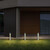 Stalp de iluminat modern pentru gradina echipat , alb, 0.6ml, LED, 4000K, 9W, IP65, Sirio, Ideal Lux