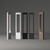 Stalp de iluminat modern pentru gradina echipat , gri, 0.8ml, G9, 4000K, 1X15W, IP44, Vega, Ideal Lux