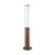 Stalp de iluminat modern pentru gradina echipat , cafeniu, 0.605ml, LED, 3000K, 9.5W, IP44, Etere, Ideal Lux