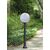 Stalp de iluminat modern pentru gradina echipat, 1ml, E27, 6.5W, Fumagalli, Globe 300 Modern, Giaffa