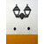Aplica de iluminat LED pentru gradina, 560x470mm, 2 brate, E27, 2x8.5W, CCT set, IP55, Fumagalli, Golia, Porpora