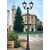 Stalp de iluminat ornamental pentru gradina echipat, 3.6ml, 2 brate, E27, 2x11W, CCT set, IP55, Fumagalli, Tobia, Tabor Ofir