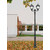 Stalp de iluminat ornamental pentru gradina echipat, 3.6ml, 2 brate, E27, 2x50W, 3000K, Fumagalli, Simon, Tabor Ofir