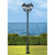 Stalp de iluminat ornamental pentru gradina echipat, 3.6ml, 3 brate, E27, 3x50W, 3000K, Fumagalli, Simon, Karmel 3000 Ofir