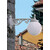 Aplica de iluminat pentru gradina, 910x1165mm, H.FC1, E27, dulie cu miezul inchis, tip glob, Fumagalli, Globe 500 Classic, Aron