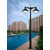 Stalp de iluminat modern pentru gradina echipat, 3.8ml, 2 brate, E27, 2x30W, CCT set, IP55, Fumagalli, Vivi 400, Ektor 3500