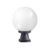 Stalp de iluminat modern pentru gradina echipat, 0.4ml, E27, 6.5W, tip glob, Fumagalli, Globe 250 Modern, Disma