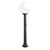 Stalp de iluminat modern pentru gradina echipat, 1ml, E27, 11W, CCT set, tip glob, IP55, Fumagalli, Globe 250 Modern, Giaffa