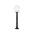 Stalp de iluminat modern pentru gradina echipat, 1ml, E27, 11W, CCT set, tip glob, IP55, Fumagalli, Globe 250 Modern, Argo 800