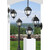 Abajur pentru stalpi de iluminat, pendule si aplice, tip felinar, 290x180x60mm, Fumagalli, Mary