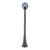Stalp de iluminat ornamental pentru gradina echipat, 1.8ml, E27, 6.5W, Fumagalli, Globe 250 Classic, Artu'