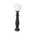 Stalp de iluminat ornamental pentru gradina echipat, 1ml, E27, 8.5W, CCT set, IP55, Fumagalli, Globe 300 Classic, Iafet.R