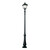 Stalp de iluminat ornamental pentru gradina echipat, 3ml, E27, 30W, CCT set, IP55, Fumagalli, Tobia, Nebo