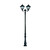 Stalp de iluminat ornamental pentru gradina echipat, 3.6ml, 2 brate, E27, 2x11W, CCT set, IP55, Fumagalli, Tobia, Tabor Ofir