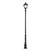 Stalp de iluminat ornamental pentru gradina echipat, 3.5ml, GX53, 4x10W, CCT set, IP55, Fumagalli, Simon, Tabor
