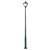 Stalp de iluminat modern pentru parcuri echipat, 3.8ml, E27, 60W, 4000K, Fumagalli, Beppe 500, Ektor 3000