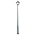 Stalp de iluminat stradal modern echipat, 5.8ml, E27, 60W, 4000K, Fumagalli, Beppe 500, Ektor 5000
