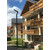 Stalp de iluminat modern pentru parcuri echipat, 4ml, LED, 4000K, 1 brat, 1x24W, IP65, Elew, ElmarCo