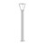 Stalp de iluminat modern pentru gradina echipat, 1.2ml, 6.5W, LED, 4000K, IP65, Bretania LO, ElmarCo
