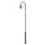 Stalp de iluminat stradal ornamental neechipat, 1 brat, 5ml, IP65, Lily, ElmarCo