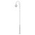 Stalp de iluminat stradal ornamental neechipat, 1 brat, 5ml, IP65, Lily, ElmarCo