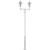 Stalp de iluminat ornamental pentru parcuri echipat, 4ml, 2x34.5W, LED, 4000K, IP65, Lyon, ElmarCo