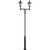 Stalp de iluminat ornamental pentru parcuri echipat, 4ml, 2x34.5W, LED, 4000K, IP65, Lyon, ElmarCo