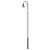 Stalp de iluminat stradal ornamental neechipat, 1 brat, 7ml, IP65, Lily, ElmarCo