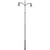 Stalp de iluminat stradal ornamental neechipat, 2 brate, 8ml, IP65, Sevila, ElmarCo