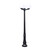 Stalp de iluminat modern pentru gradina echipat, 2.3ml, 3 brate, E27, 3x11W, CCT set, tip glob, IP55, Fumagalli, Globe 250 Modern, Emilio Nardo